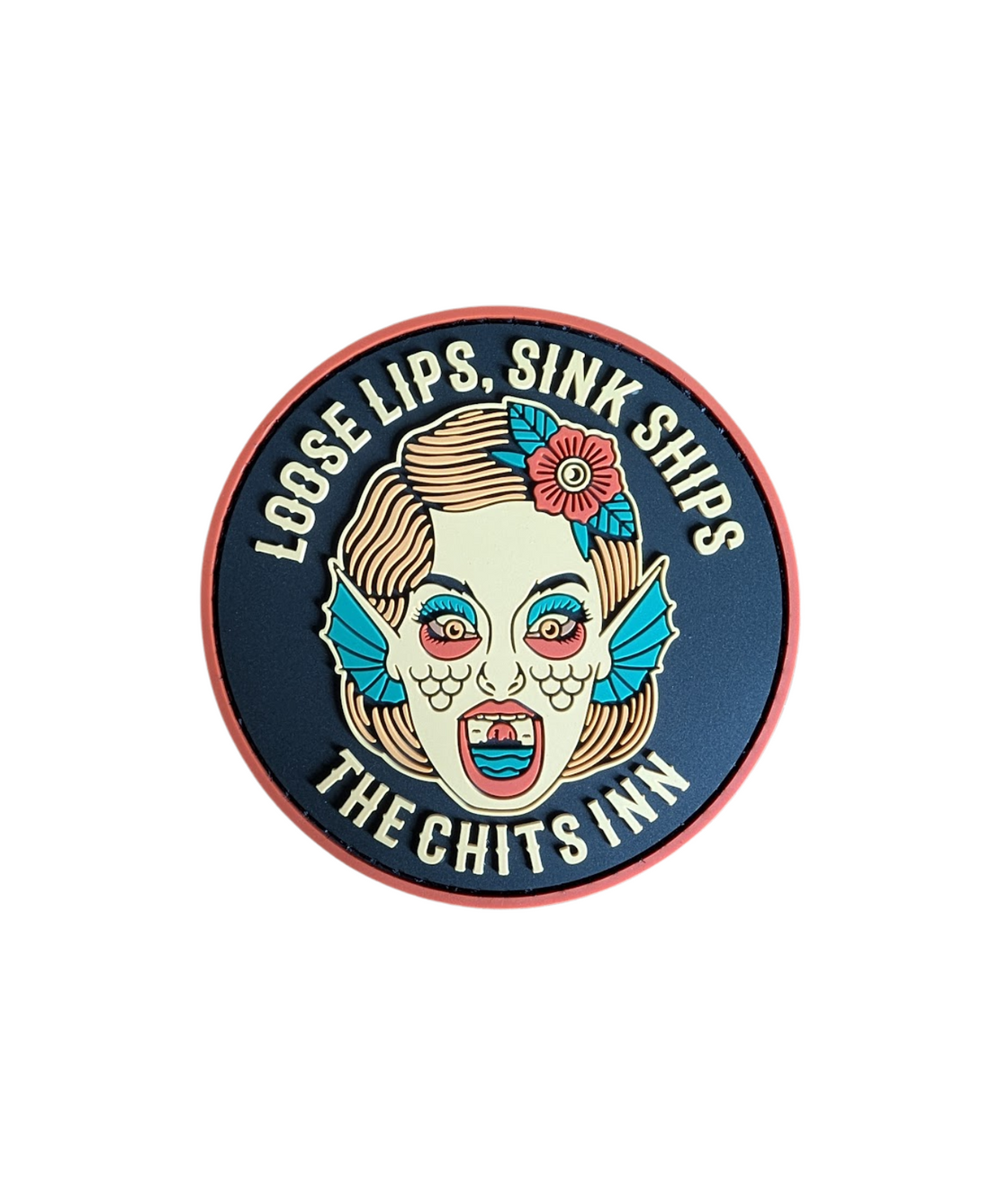 Loose Lips, Sink Ships PVC Patch