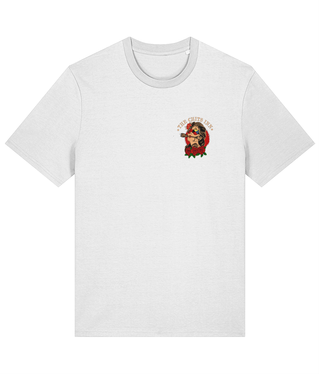 Cruel Mistress Pin-Up Tee | Nautical Flag Organic Cotton Shirt by The Chits Inn