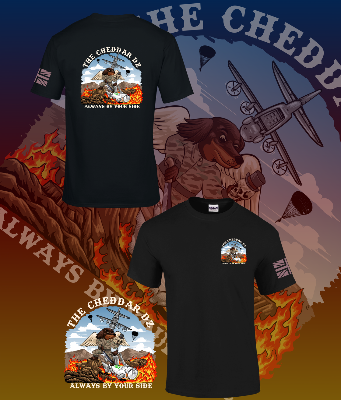 Cheddar DZ 2025 T-Shirt — “Always By Your Side” Design