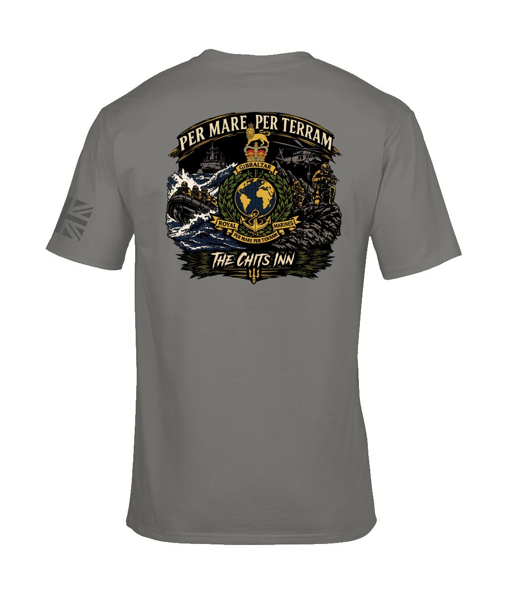Per Mare Per Terram Tee | Royal Marines Inspired T-Shirt | The Chits Inn