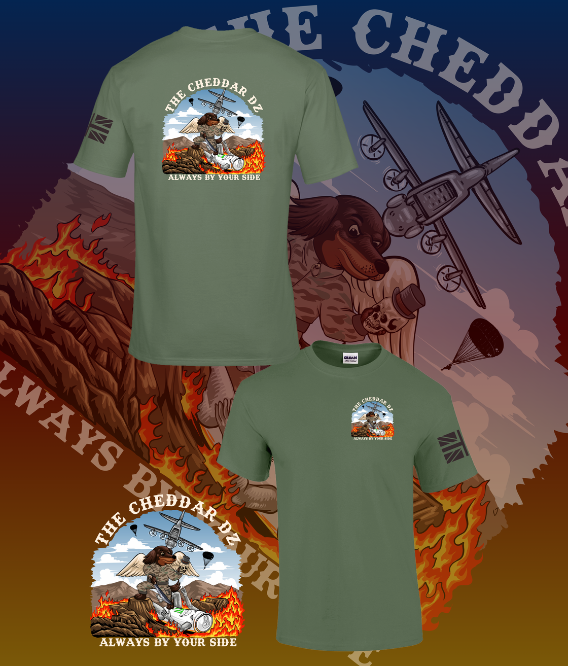 Cheddar DZ 2025 T-Shirt — “Always By Your Side” Design