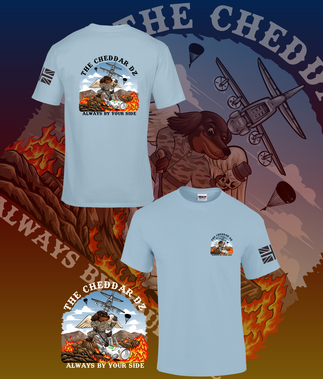 Cheddar DZ 2025 T-Shirt — “Always By Your Side” Design