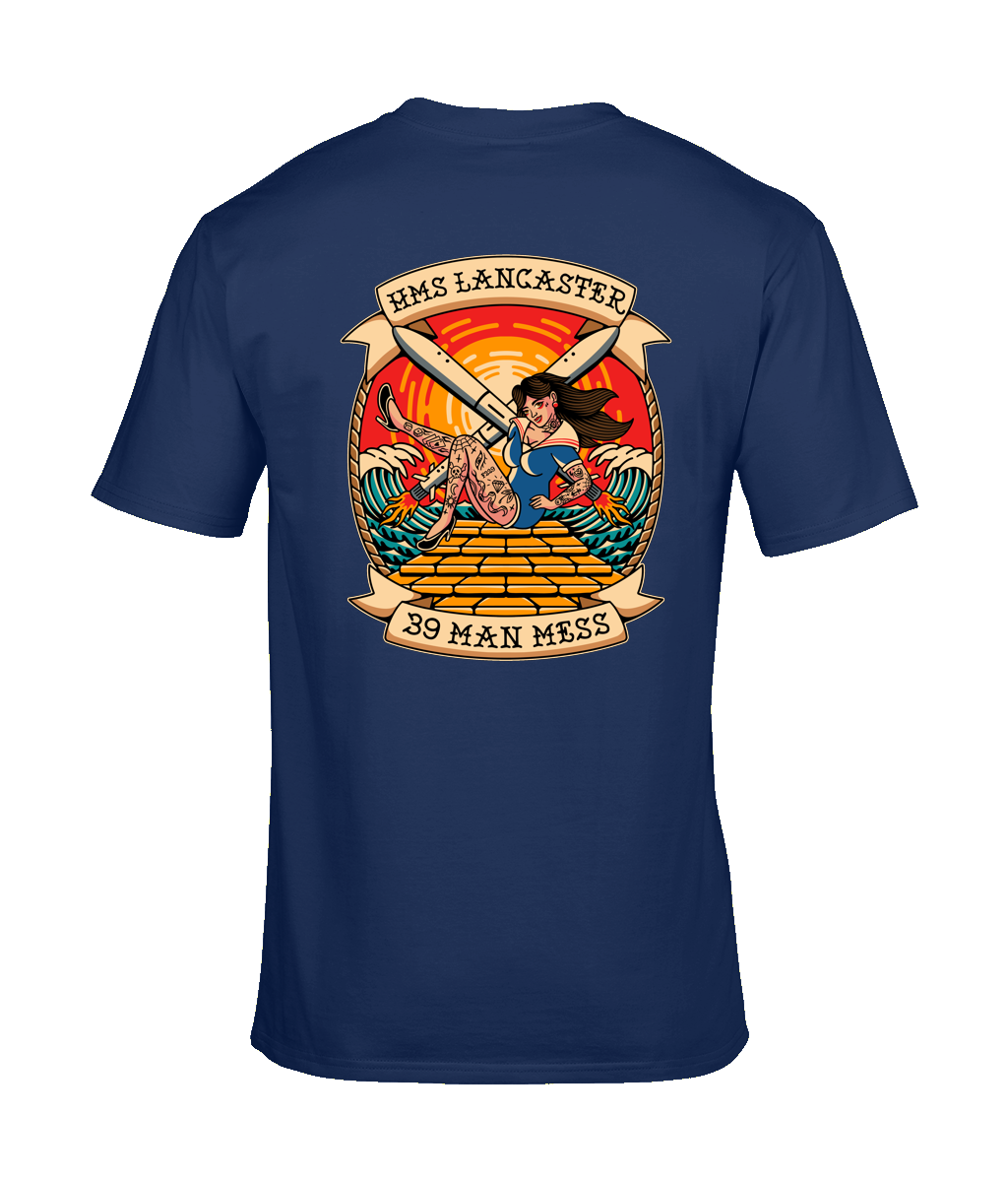 Custom tee HMS Lancaster 39 MM