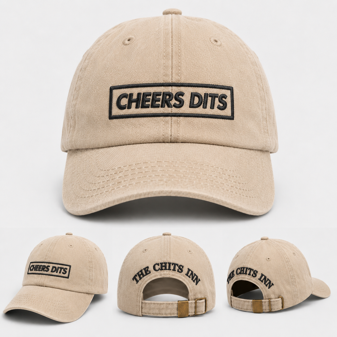 Cheers Dits Vintage Dad Cap