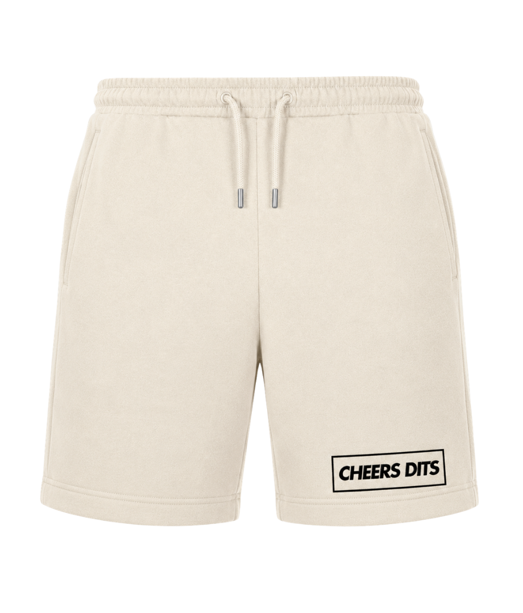 Cheers Dits Embroidered Leisure Shorts | Premium 460gsm Cotton Shorts