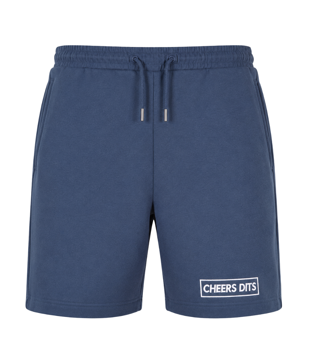 Cheers Dits Embroidered Leisure Shorts | Premium 460gsm Cotton Shorts