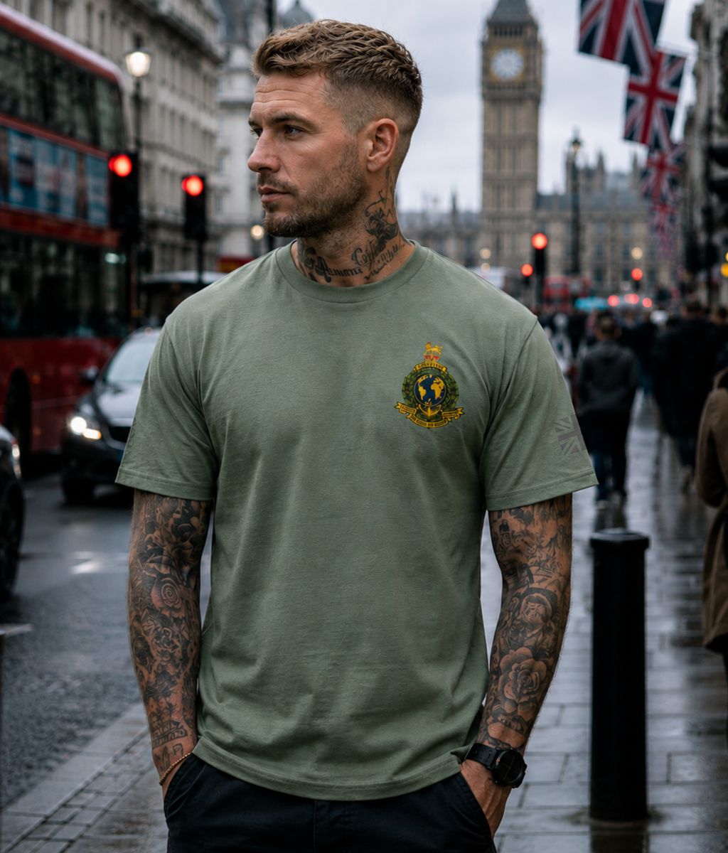 Per Mare Per Terram Tee | Royal Marines Inspired T-Shirt | The Chits Inn