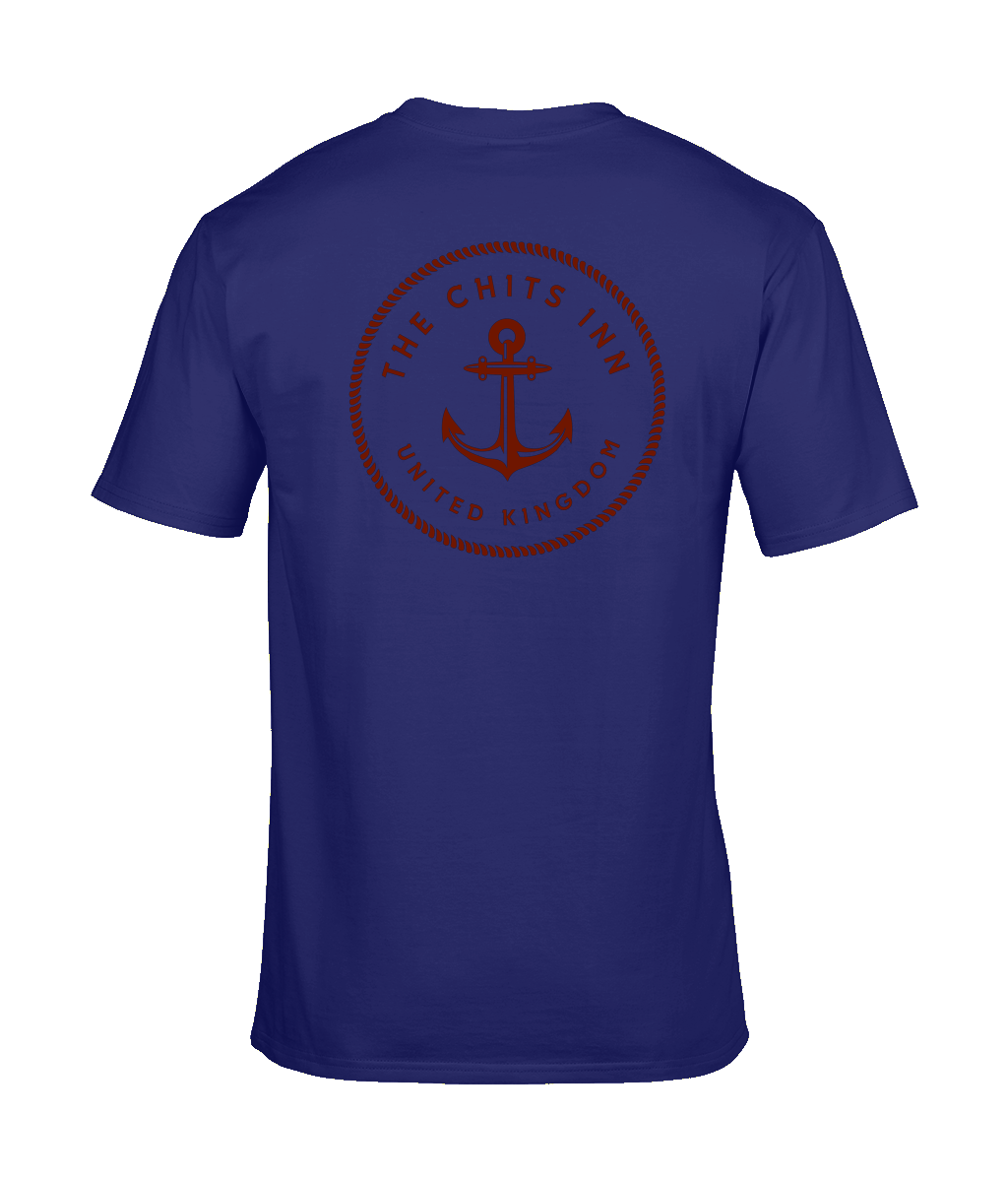 Red Anchor Tee | The Chits Inn | Premium Maritime T-Shirt