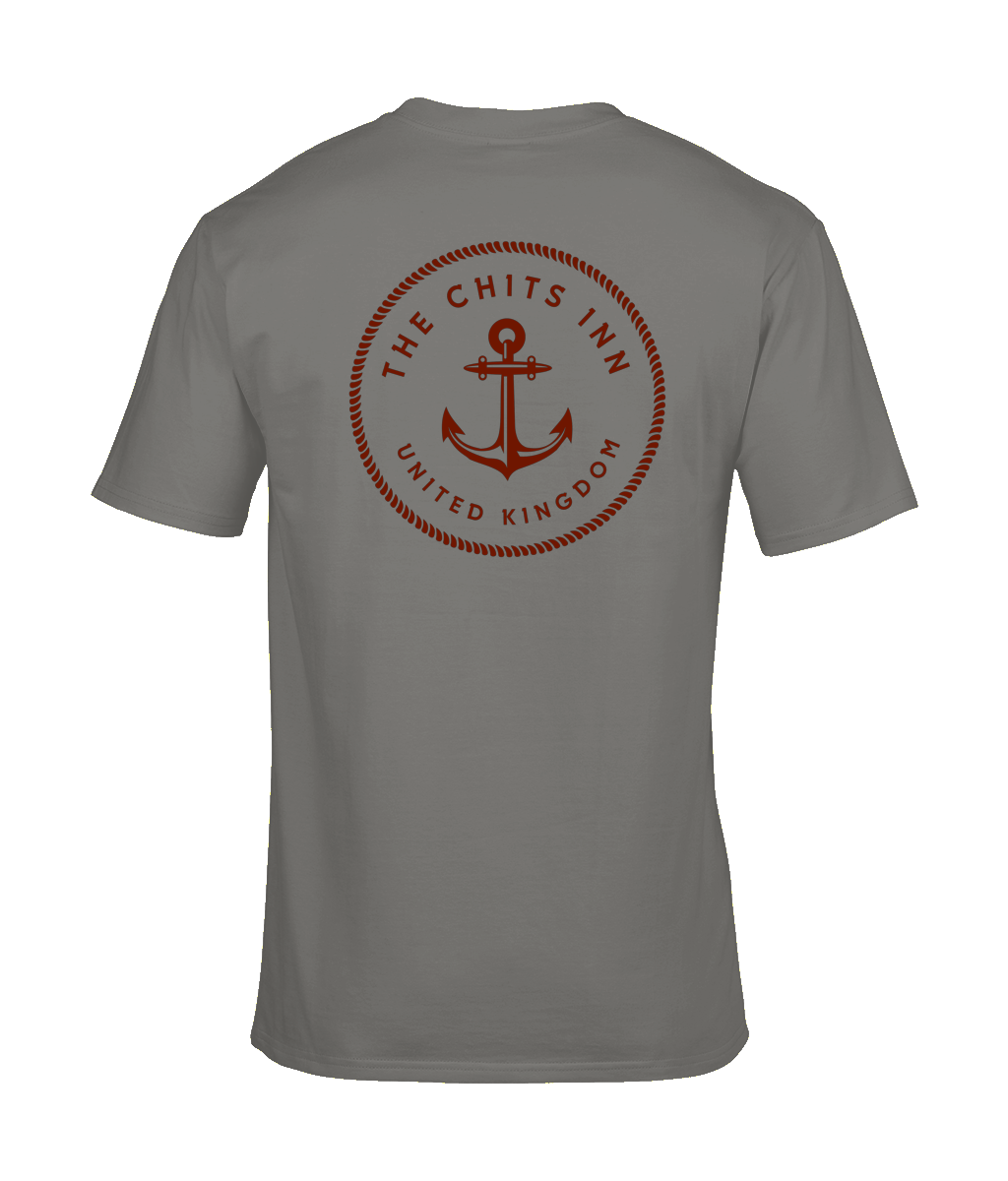 Red Anchor Tee | The Chits Inn | Premium Maritime T-Shirt