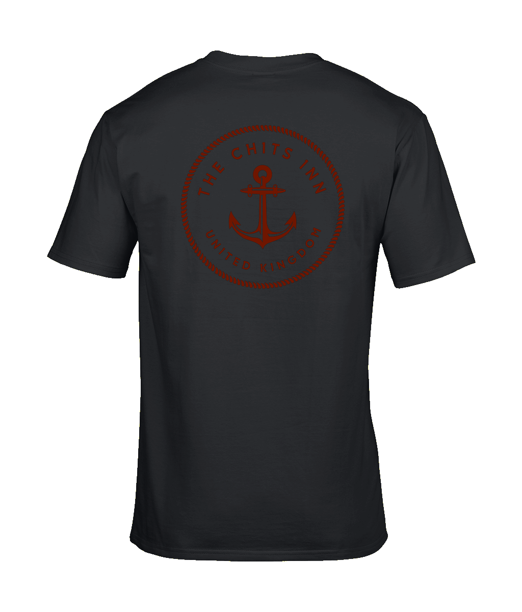 Red Anchor Tee | The Chits Inn | Premium Maritime T-Shirt