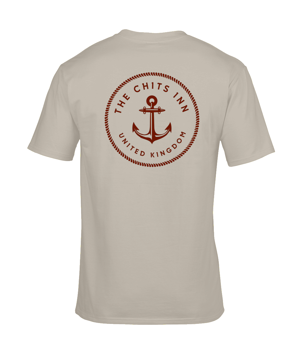 Red Anchor Tee | The Chits Inn | Premium Maritime T-Shirt
