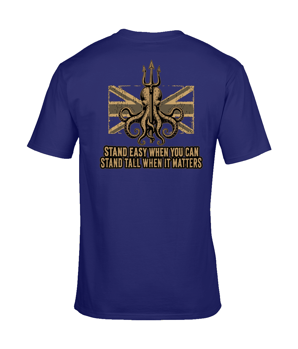 Stand Easy, Stand Tall – Heavyweight Royal Navy Inspired T-Shirt