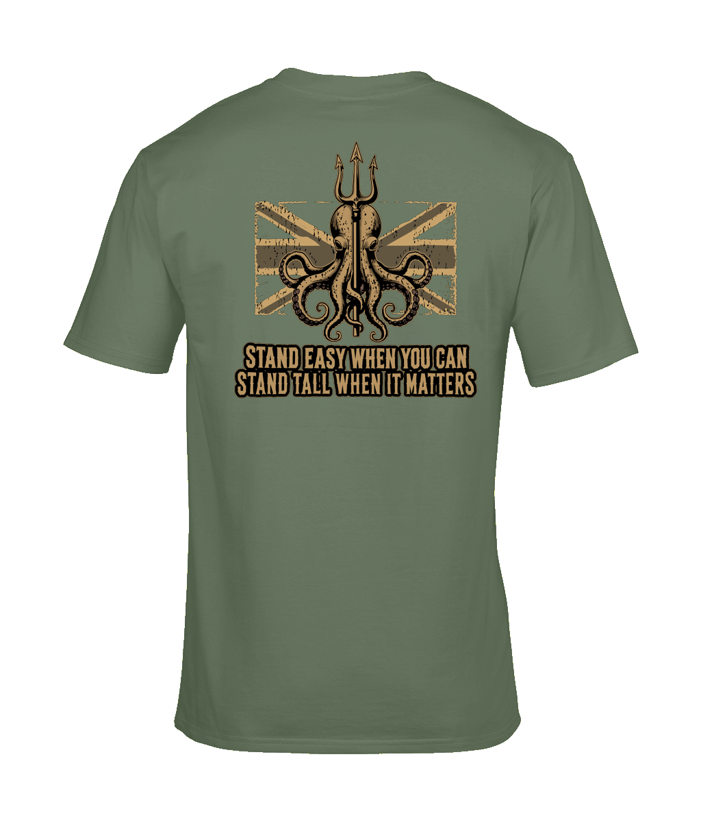 Stand Easy, Stand Tall – Heavyweight Royal Navy Inspired T-Shirt