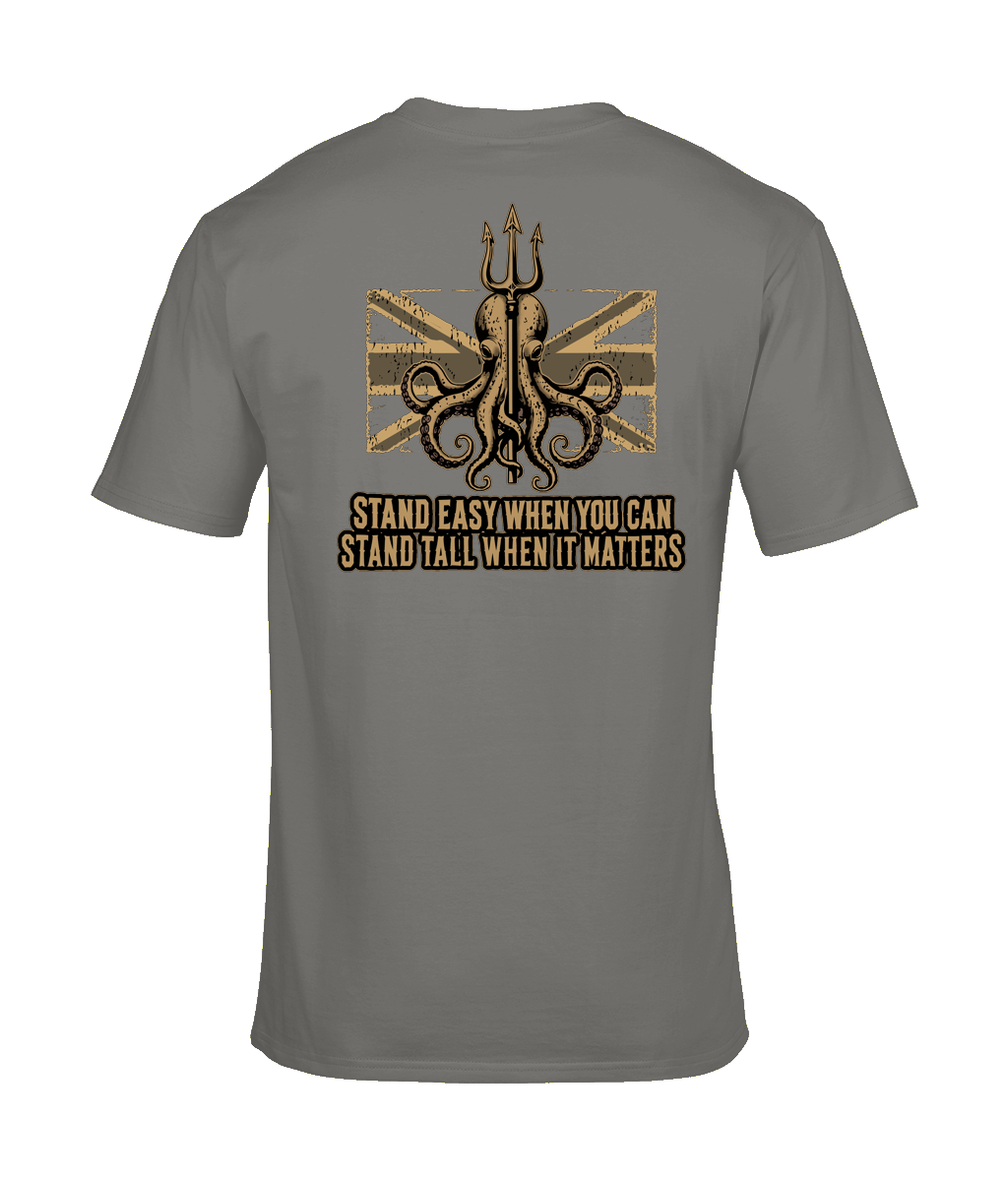 Stand Easy, Stand Tall – Heavyweight Royal Navy Inspired T-Shirt