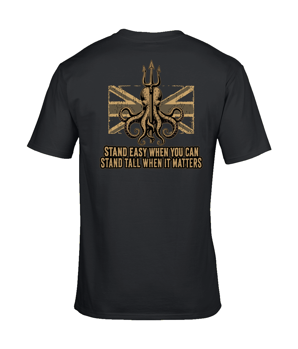 Stand Easy, Stand Tall – Heavyweight Royal Navy Inspired T-Shirt