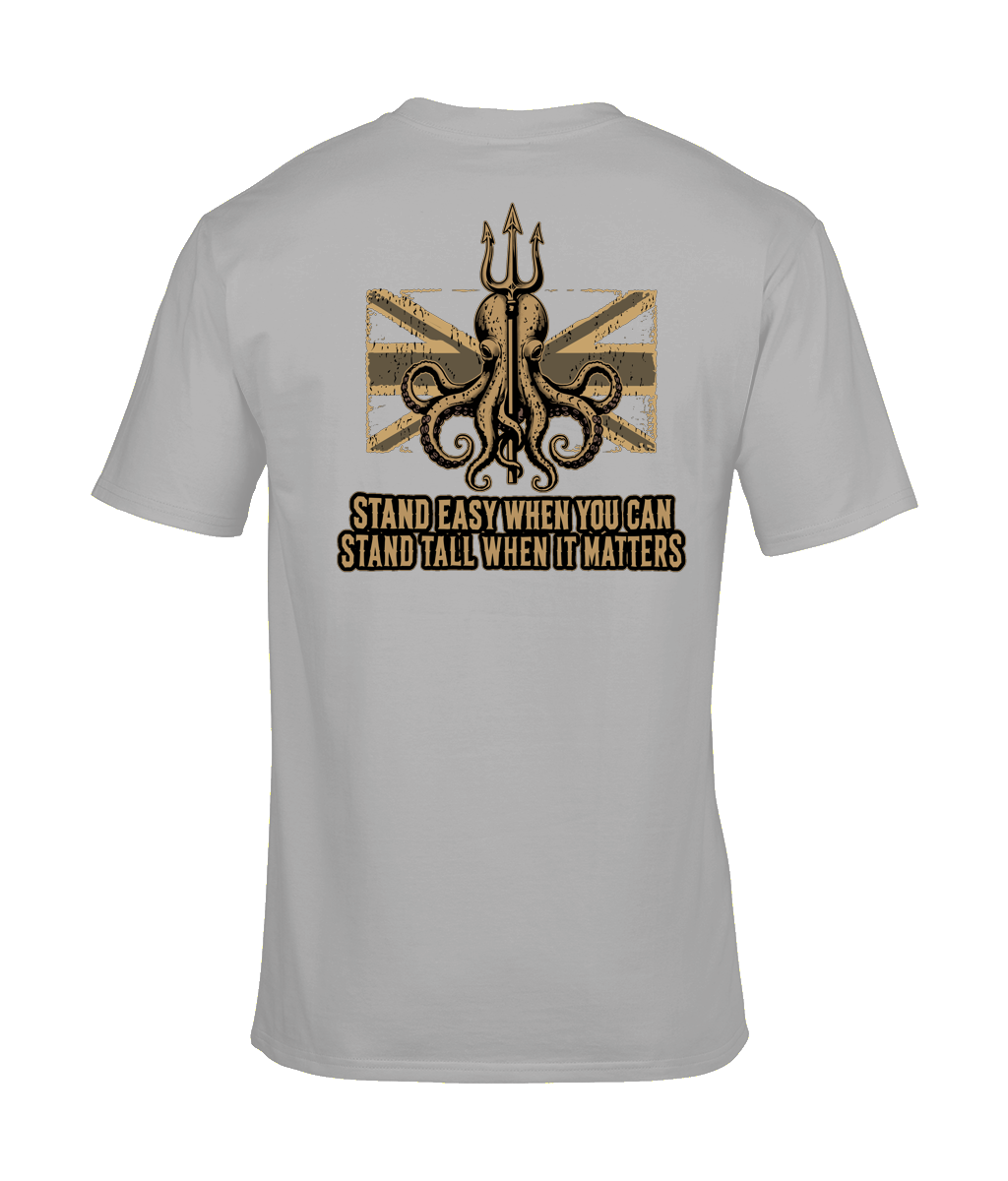 Stand Easy, Stand Tall – Heavyweight Royal Navy Inspired T-Shirt