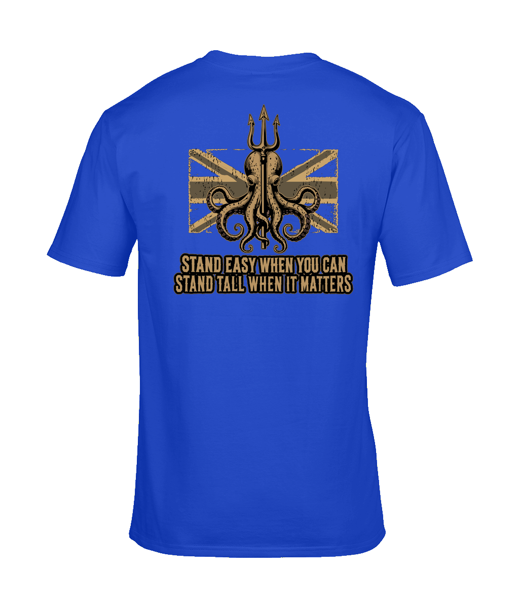 Stand Easy, Stand Tall – Heavyweight Royal Navy Inspired T-Shirt