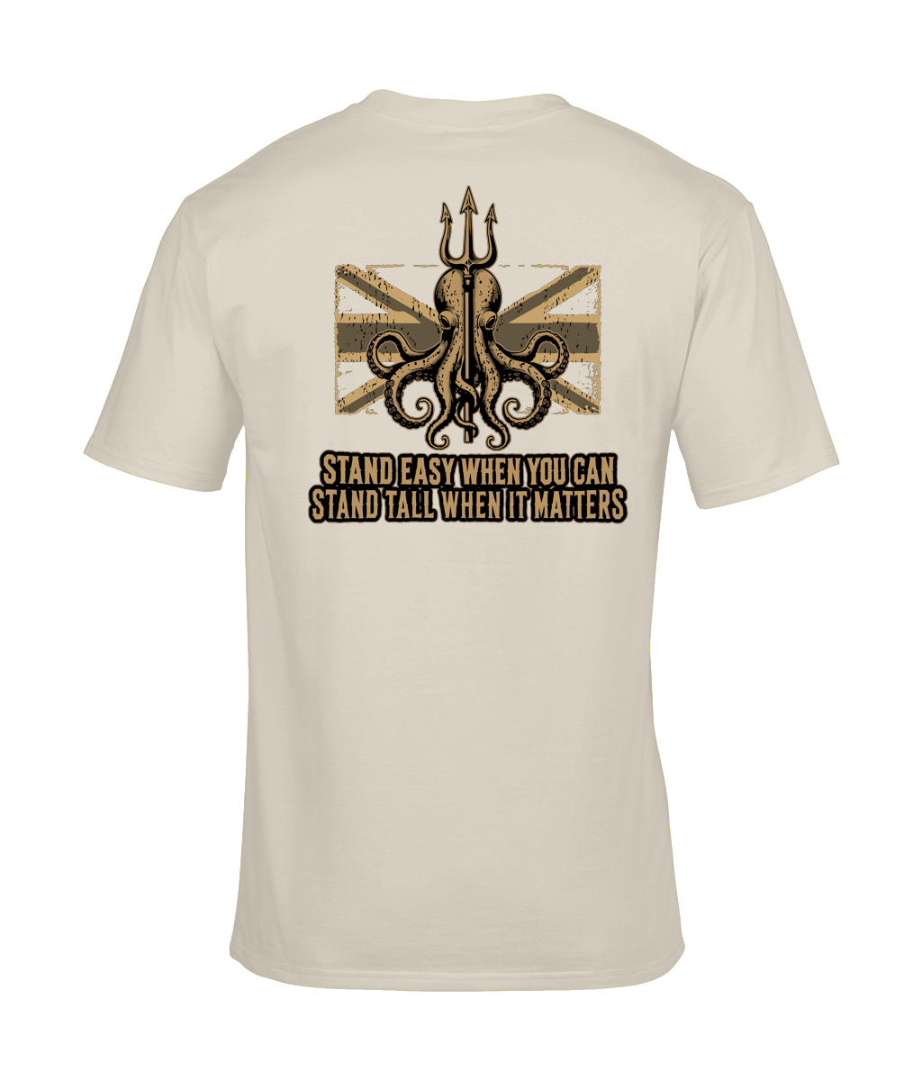 Stand Easy, Stand Tall – Heavyweight Royal Navy Inspired T-Shirt