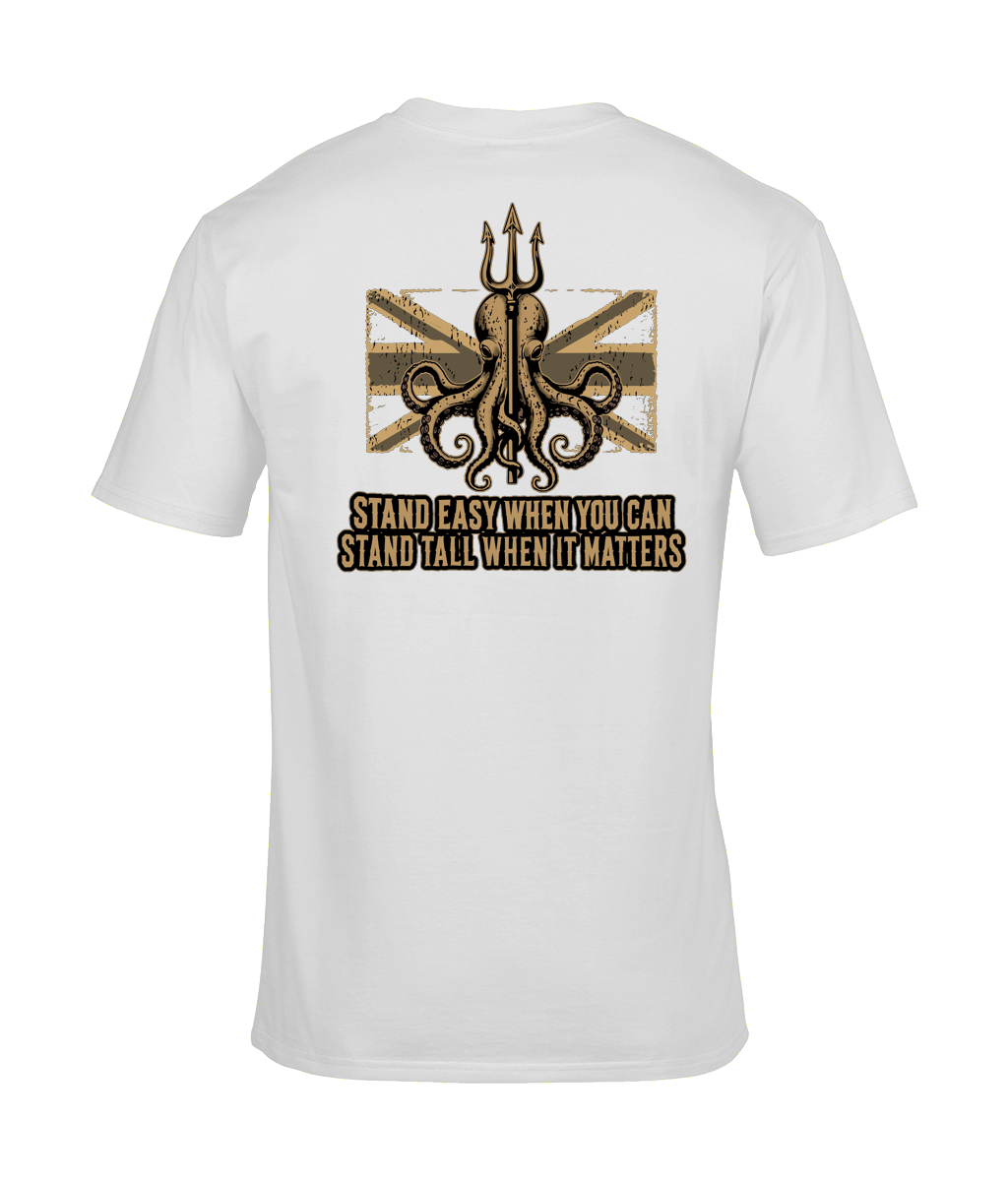 Stand Easy, Stand Tall – Heavyweight Royal Navy Inspired T-Shirt