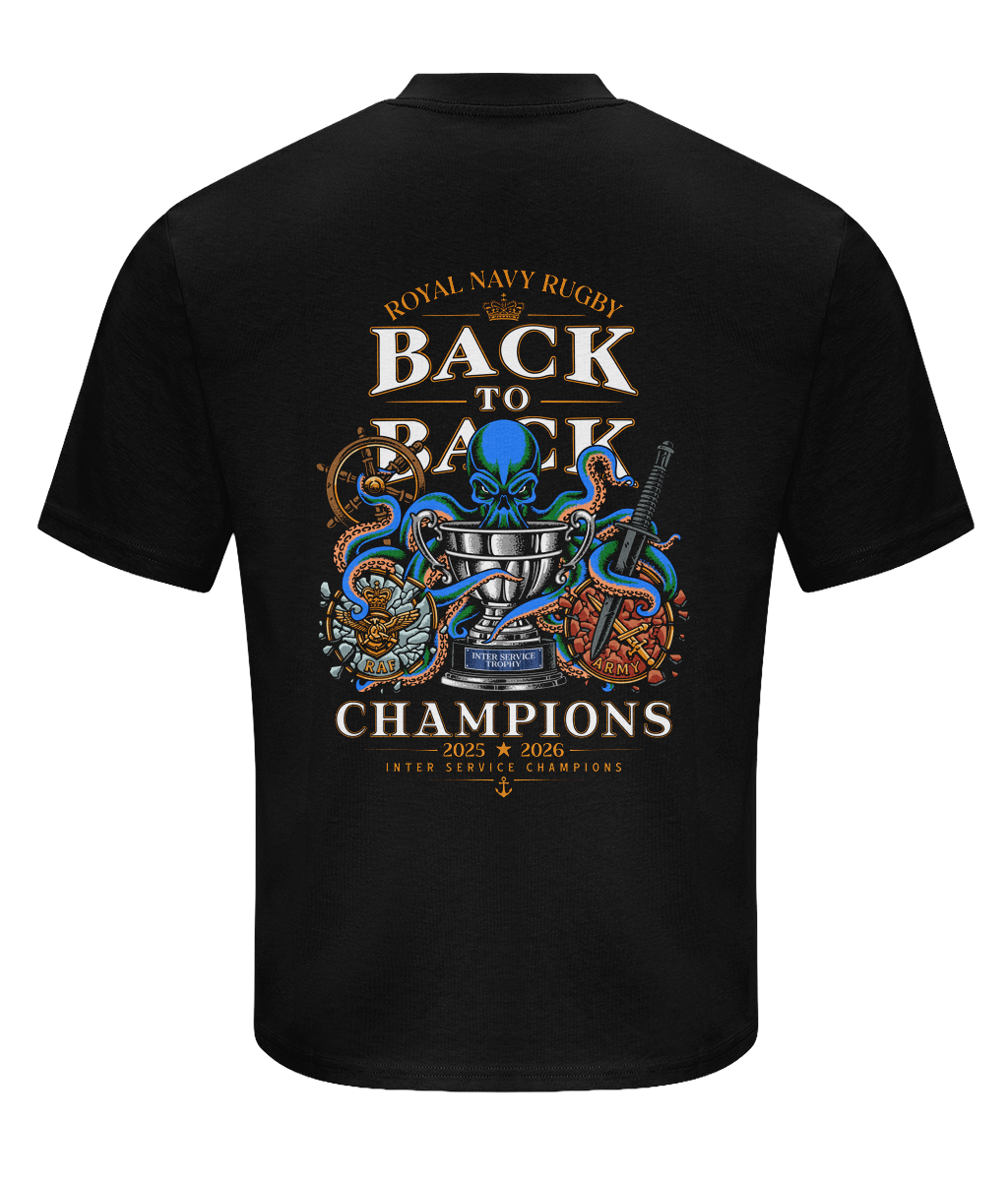 Royal Navy Rugby – Back to Back T-Shirt (2025 & 2026)
