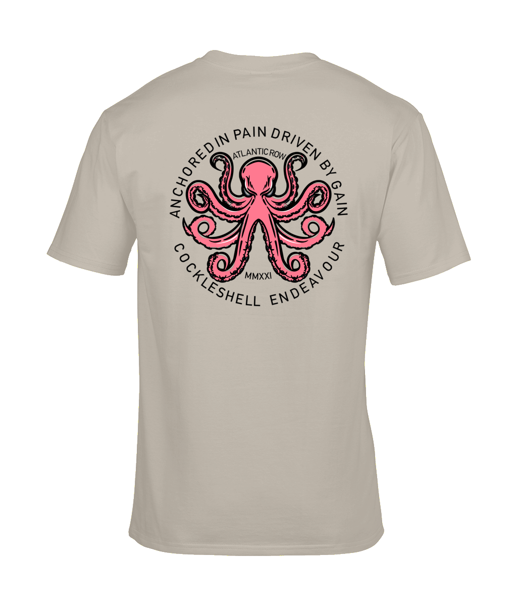 Cockleshell Endeavour T-Shirt – Atlantic Rowing Team Charity Tee | Lightweight & Heavyweight Options