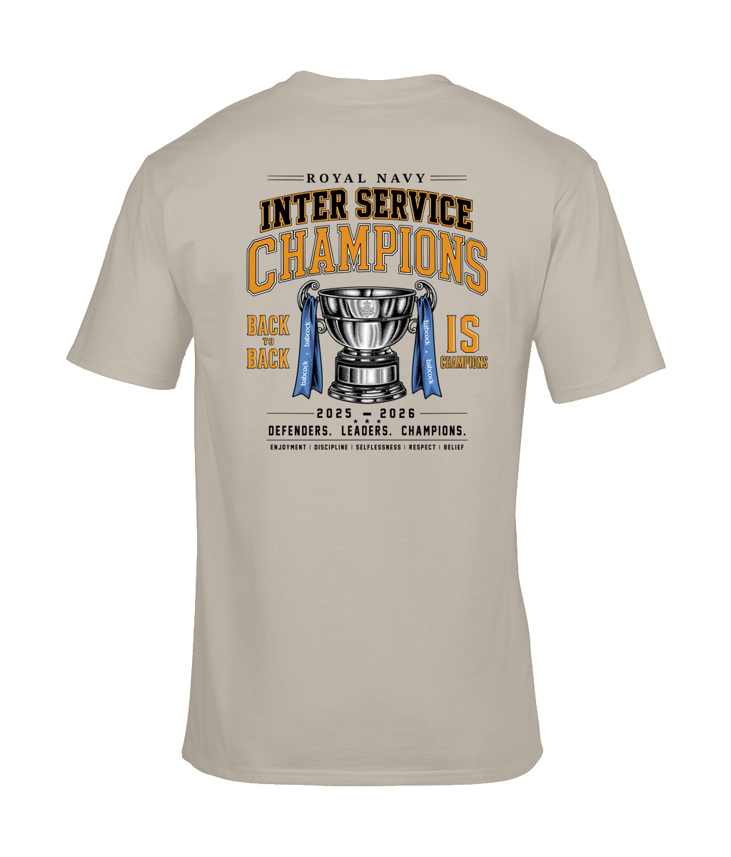 Royal Navy Rugby Inter Service Champions T-Shirt