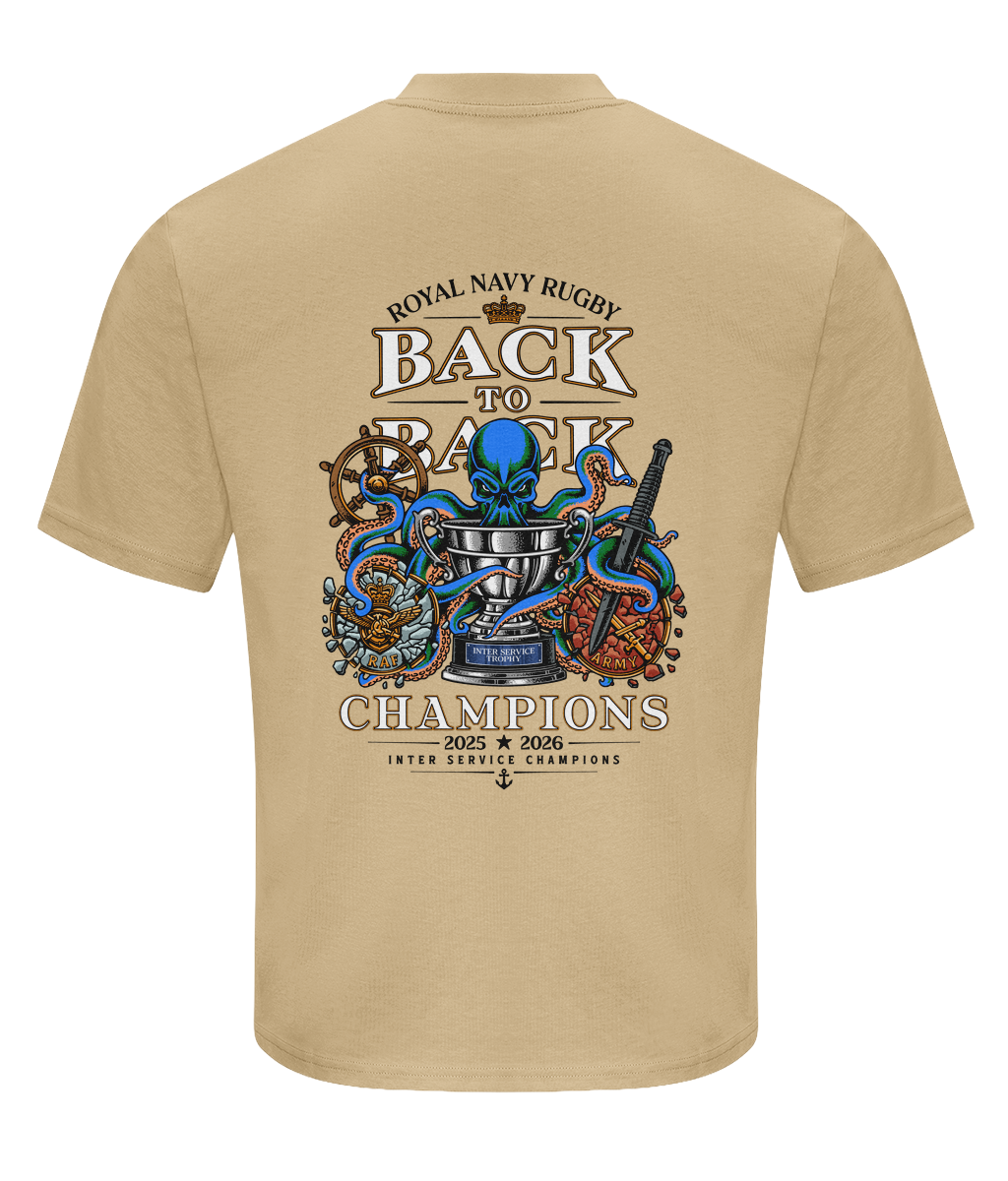 Royal Navy Rugby – Back to Back T-Shirt (2025 & 2026)