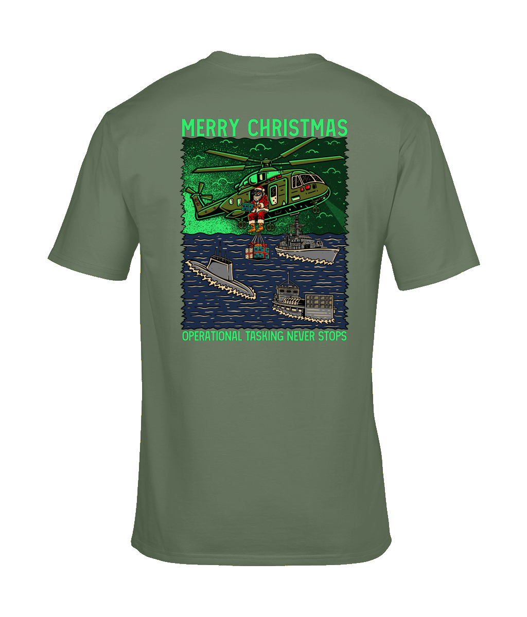 Merry Christmas Operational Tasking Tee | The Chits Inn | Unisex T-Shirt