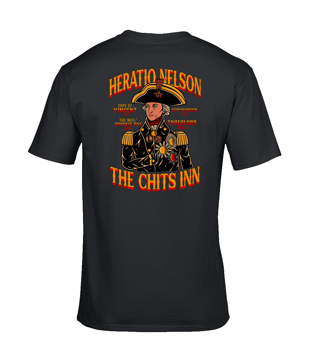 Horatio Nelson Naval History Graphic T‑Shirt | The Chits Inn | Unisex T-Shirt
