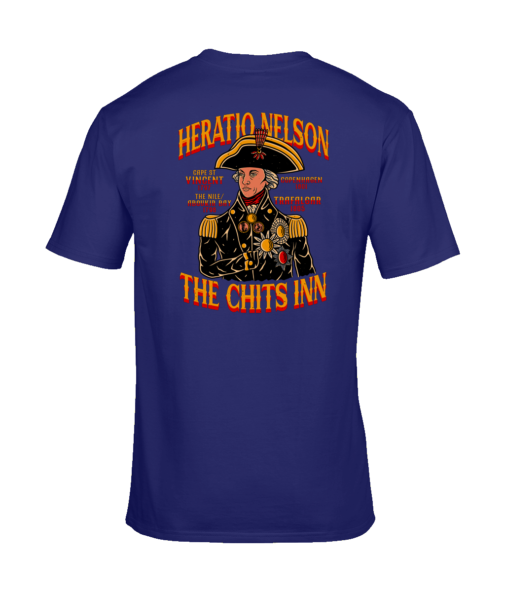 Horatio Nelson Naval History Graphic T‑Shirt | The Chits Inn | Unisex T-Shirt