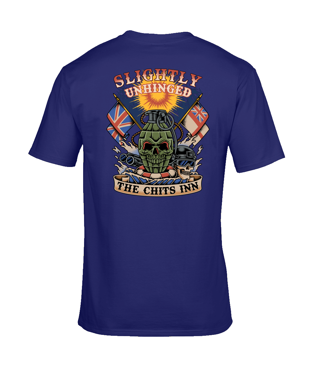 Slightly Unhinged — The Chits Inn graphic tee