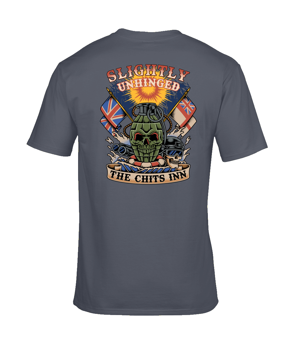 Slightly Unhinged — The Chits Inn graphic tee