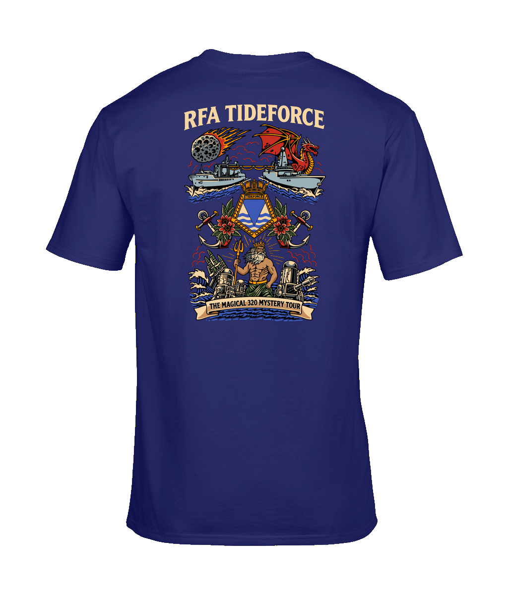 RFA Tideforce “Magical 320 Mystery Tour” Tee – Premium Military Graphic T-Shirt