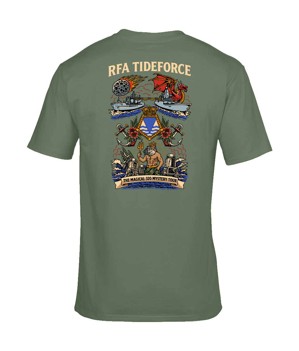 RFA Tideforce “Magical 320 Mystery Tour” Tee – Premium Military Graphic T-Shirt