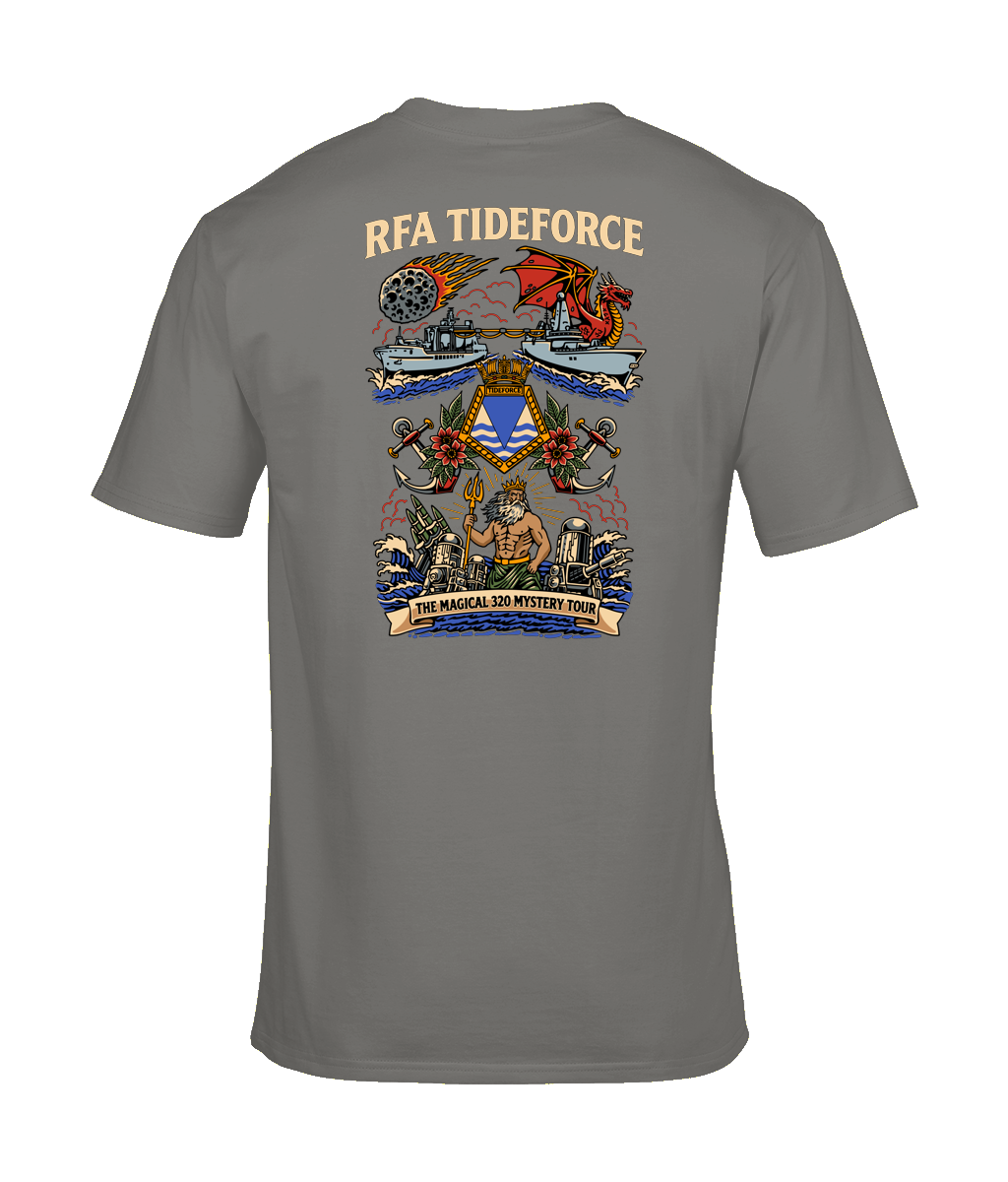 RFA Tideforce “Magical 320 Mystery Tour” Tee – Premium Military Graphic T-Shirt