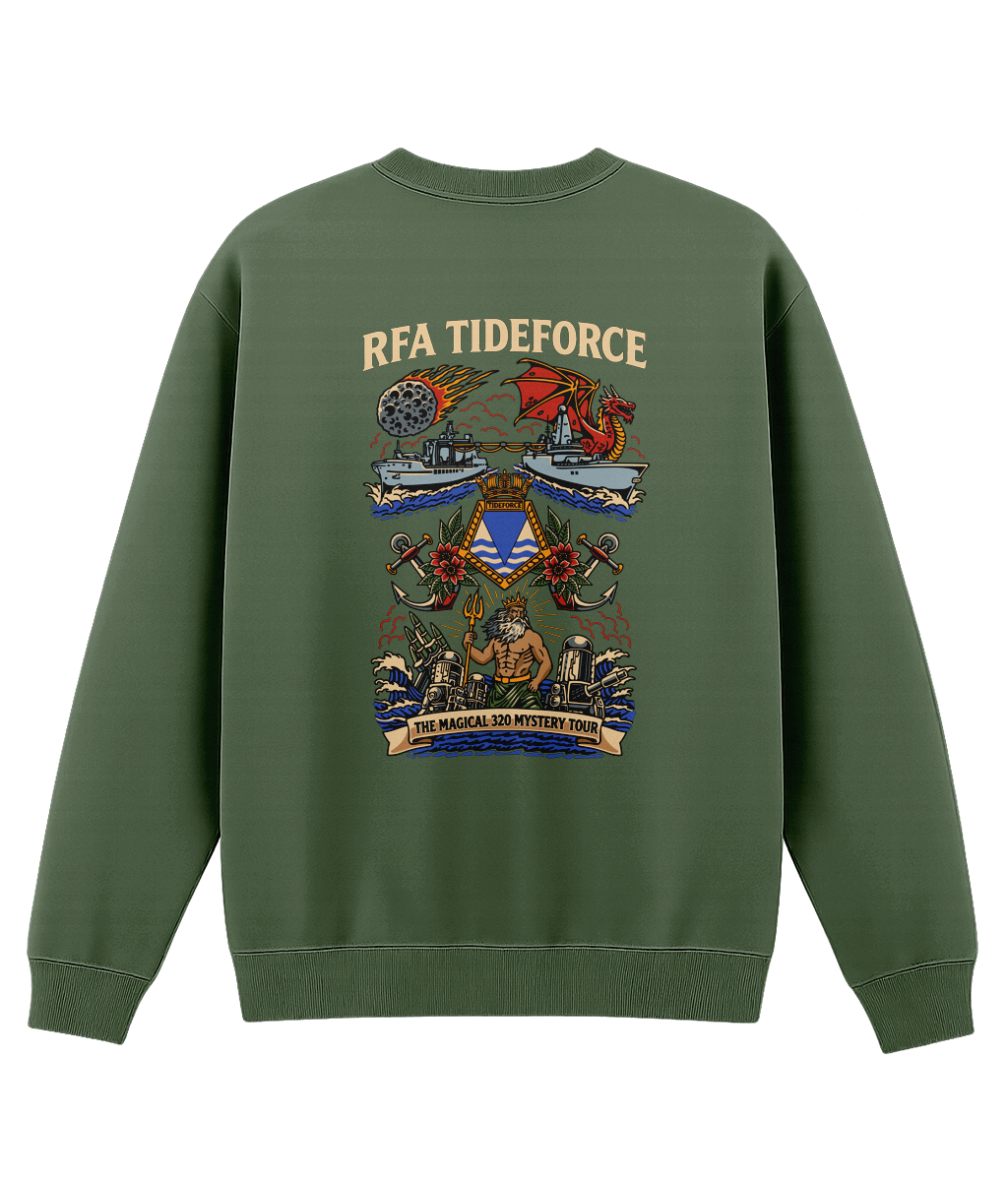 RFA Tideforce “Magical 320 Mystery Tour” Crewneck Jumper – Premium Heavyweight Sweatshirt