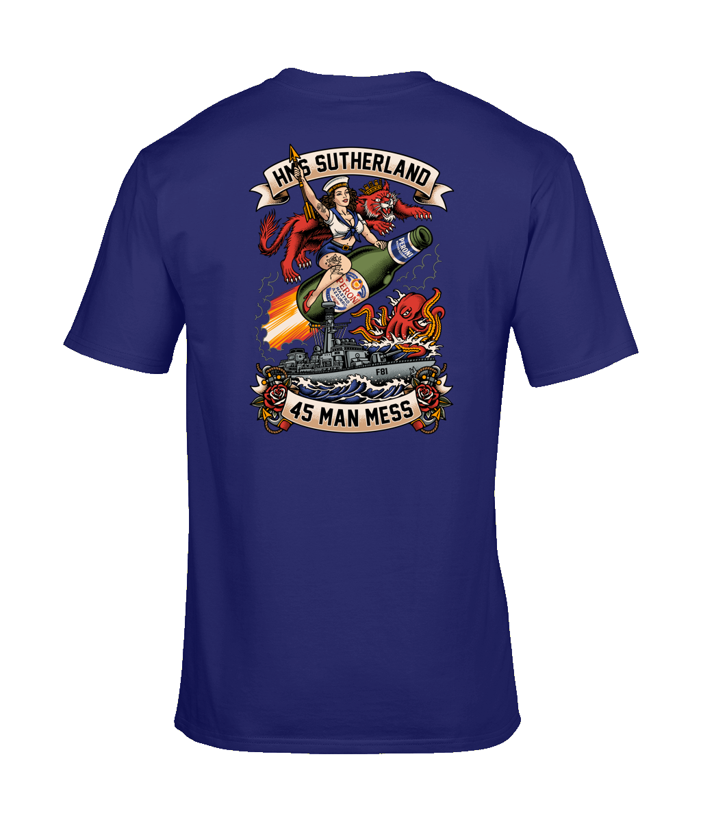 HMS Sutherland 45 Man Mess T-Shirt