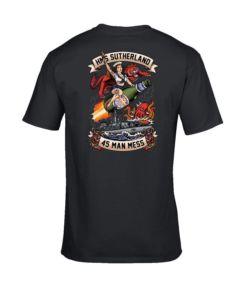 HMS Sutherland 45 Man Mess T-Shirt