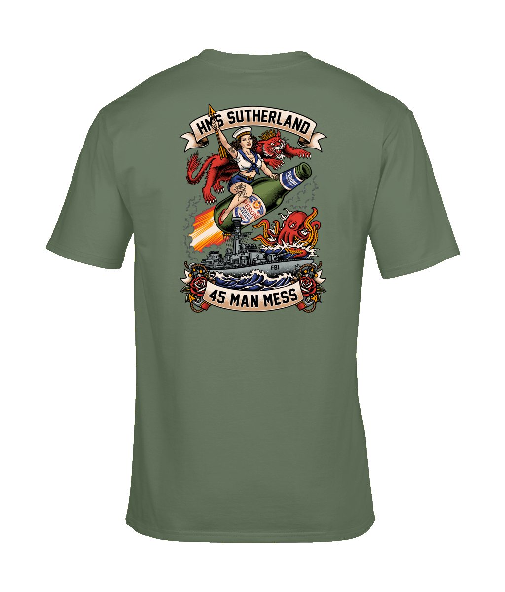 HMS Sutherland 45 Man Mess T-Shirt