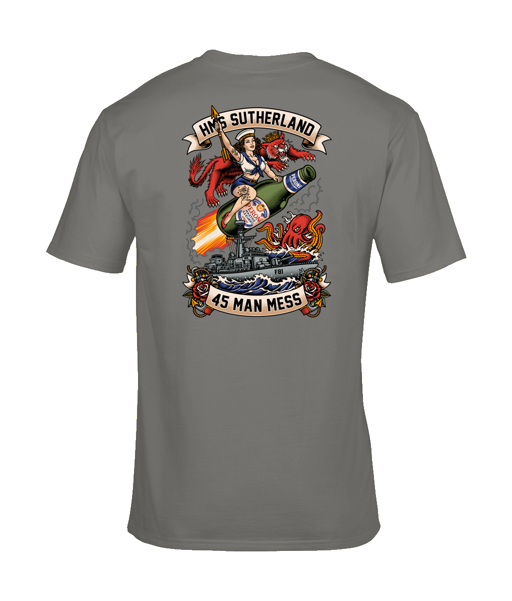 HMS Sutherland 45 Man Mess T-Shirt
