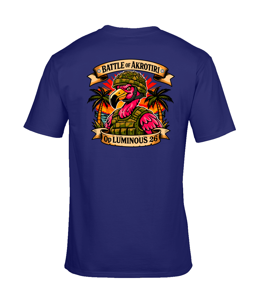 Battle of Akrotiri T-Shirt – RAF Operation LUMINOUS 26 Military Design | Customisable Cotton Tee