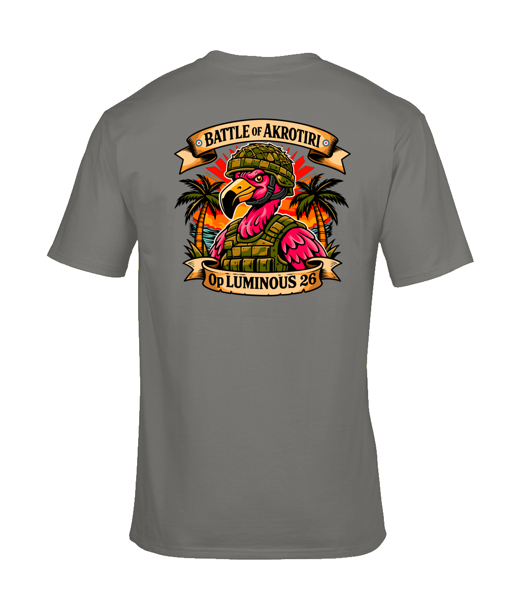Battle of Akrotiri T-Shirt – RAF Operation LUMINOUS 26 Military Design | Customisable Cotton Tee