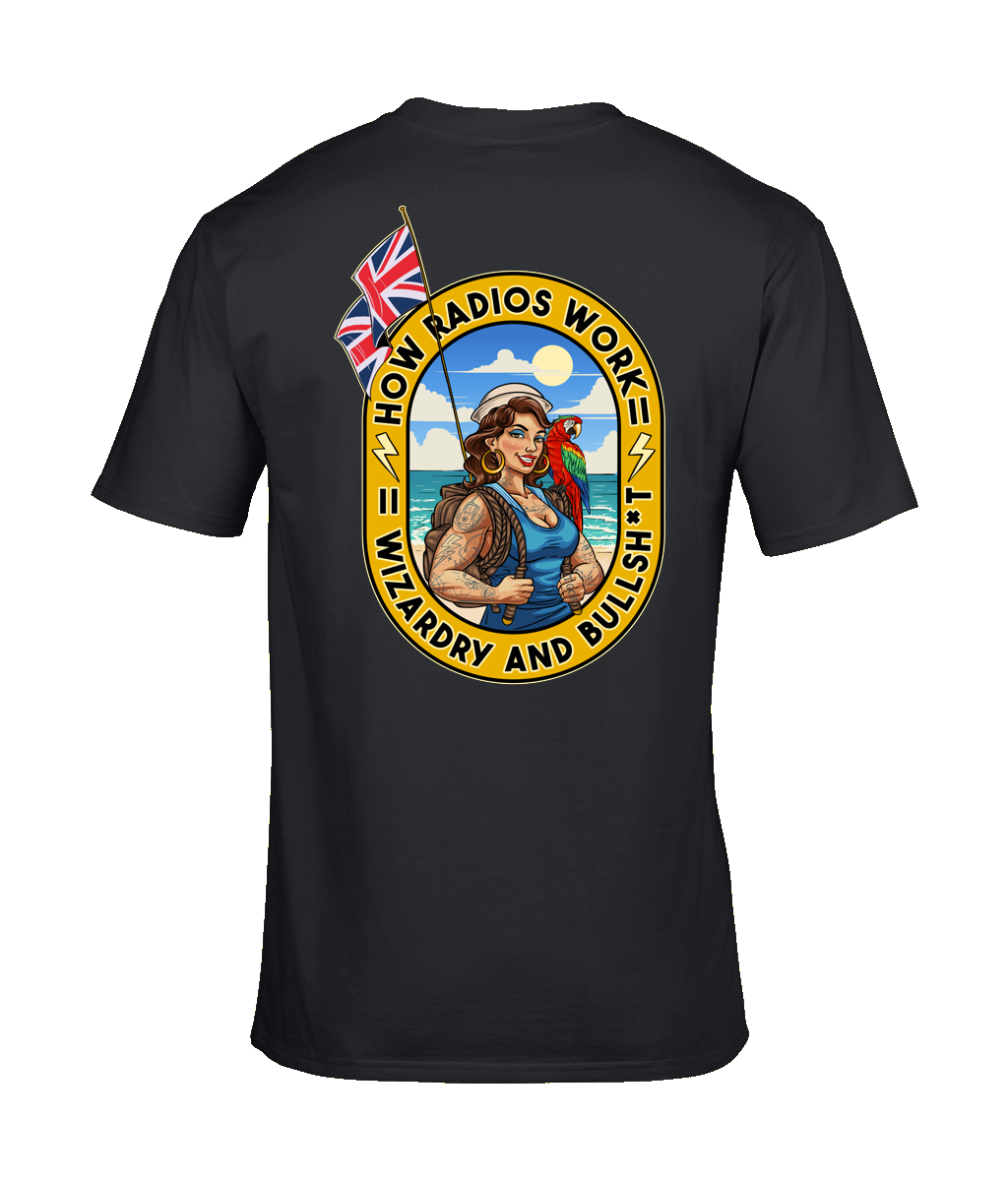 Royal Navy CIS “Radios Work” Graphic T-Shirt – Customisable | 100% Cotton