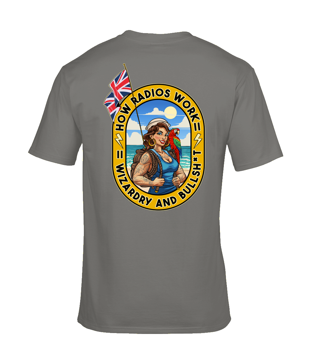 Royal Navy CIS “Radios Work” Graphic T-Shirt – Customisable | 100% Cotton