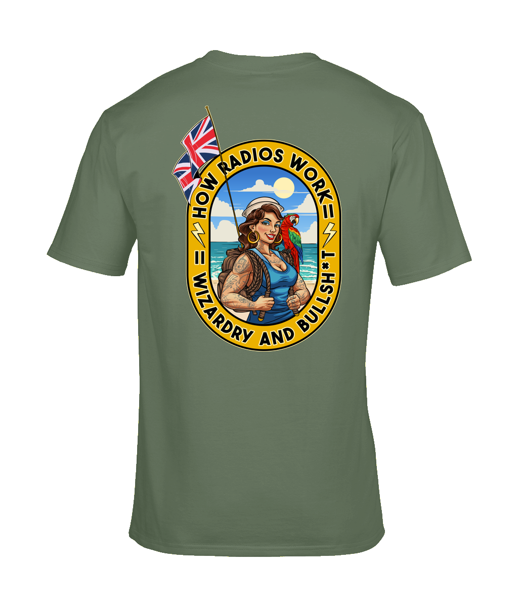 Royal Navy CIS “Radios Work” Graphic T-Shirt – Customisable | 100% Cotton