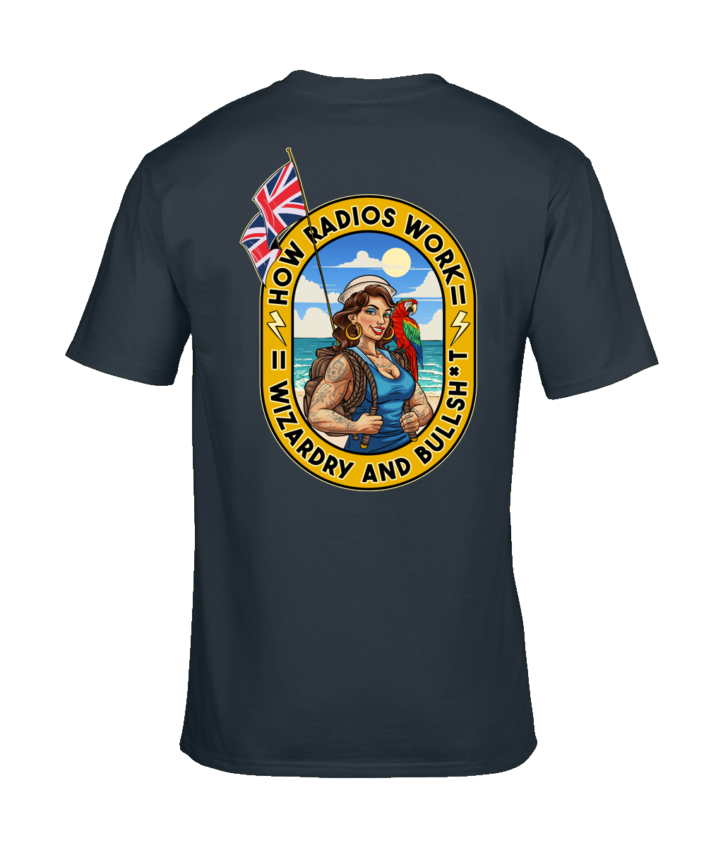 Royal Navy CIS “Radios Work” Graphic T-Shirt – Customisable | 100% Cotton