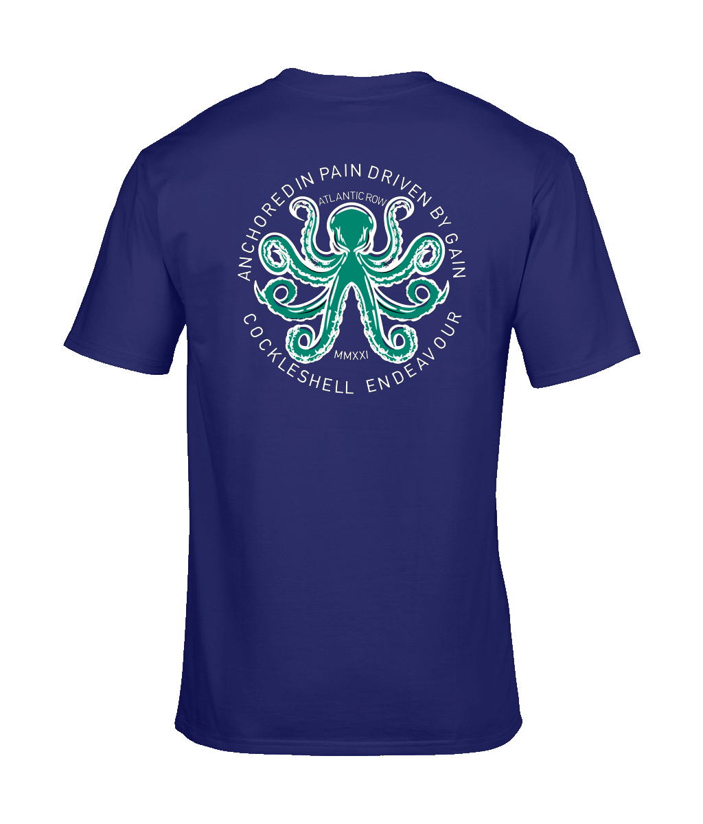 Cockleshell Endeavour T-Shirt – Atlantic Rowing Team Charity Tee | Lightweight & Heavyweight Options