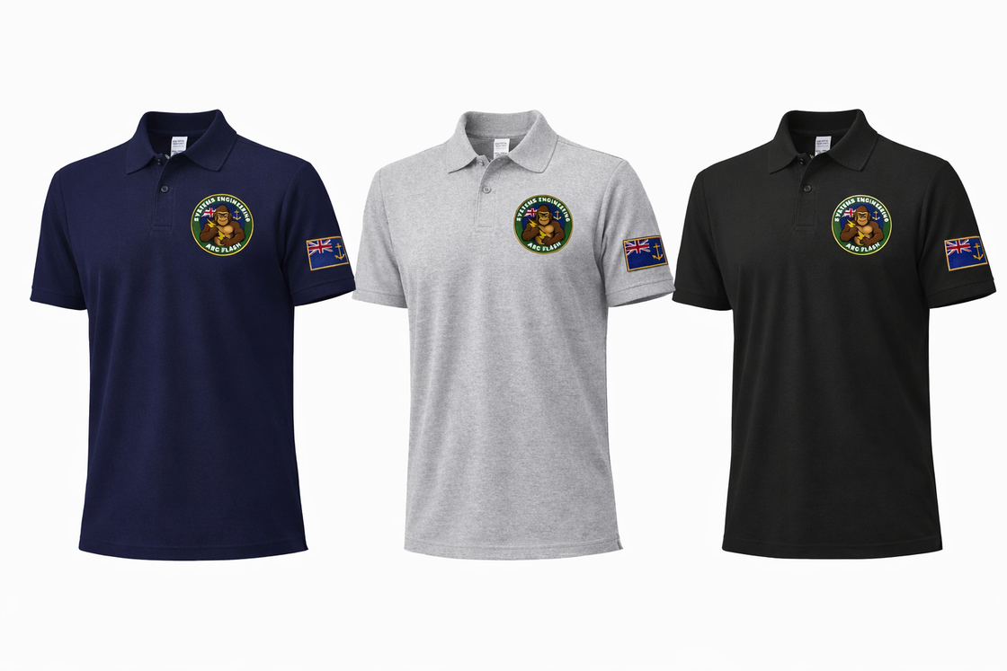 Royal Fleet Auxiliary Systems Engineering "Arc Flash" | Royal Fleet Auxiliary Navy Polo