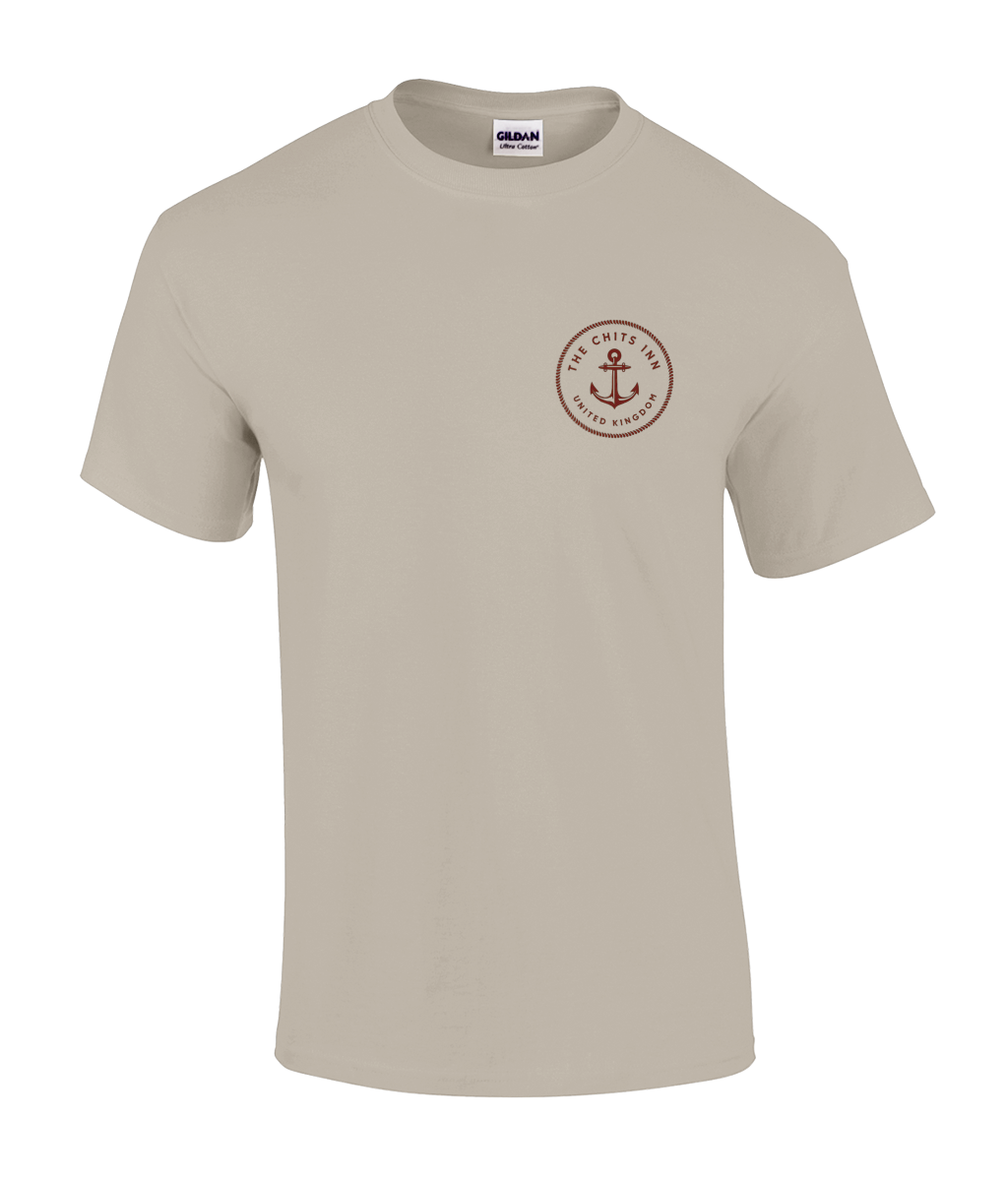 Red Anchor Tee | The Chits Inn | Premium Maritime T-Shirt