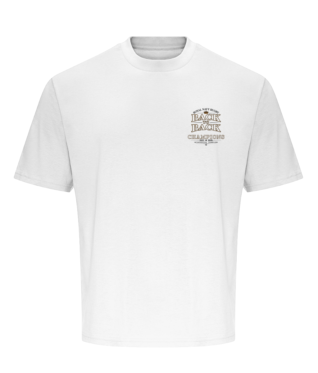 Royal Navy Rugby – Back to Back T-Shirt (2025 & 2026)